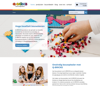 Nieuwe website voor Q-BRICKS